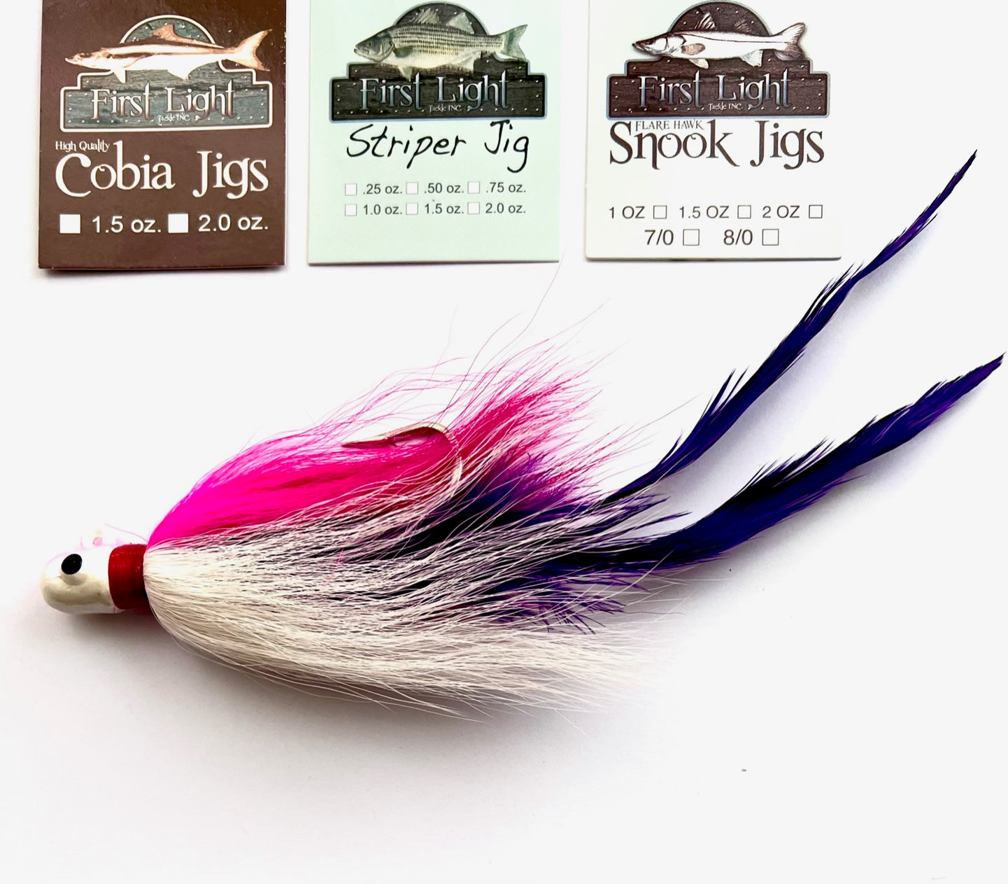 Bucktail Feather Flair Jig