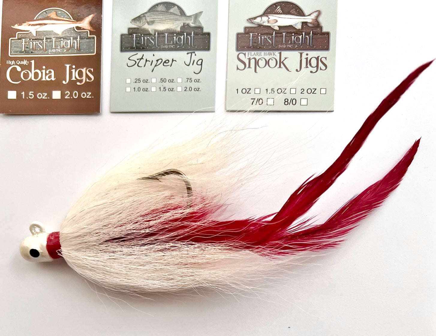 Bucktail Feather Flair Jig